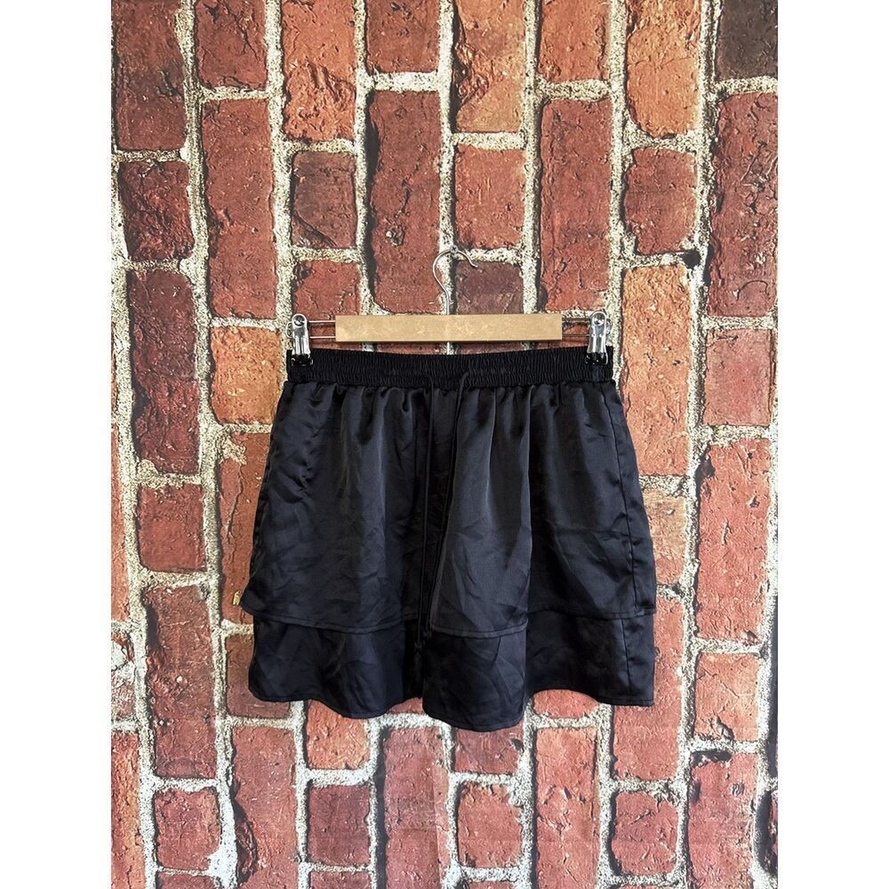 Abercrombie & Fitch Womens Black Pull On Athletic Skirt Size Small Lined